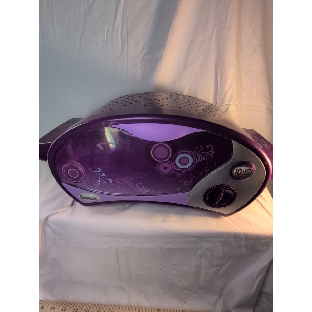 Vintage -Easy-Bake Oven Purple Hasbro 2010 Model 93404‎ Working Tested Light On - Picture 8 of 12